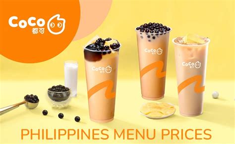coco milk tea branches|CoCo Tea Menu Philippines (2024) — Philippine Menus.